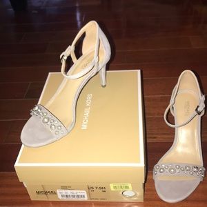 Michael Kors suede heels